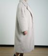 Artificial Fur Coat With A Suit Collar Design