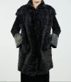 Mink Horizontal Woven Medium Vest