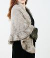 Lace Mink Woven Shawl